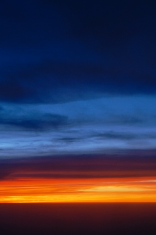 Закатное небо обои