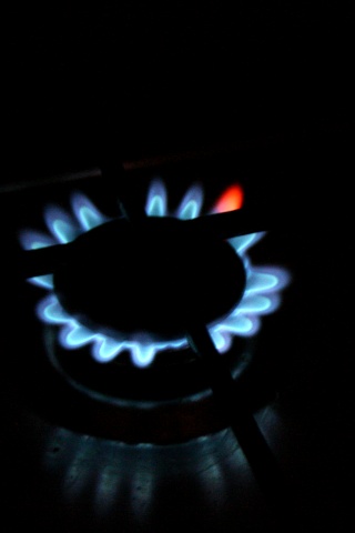 Огонь газовой горелки обои