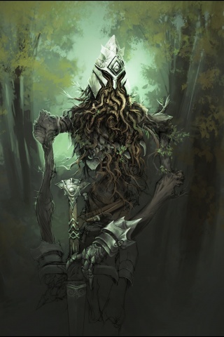 Зеленый король обои