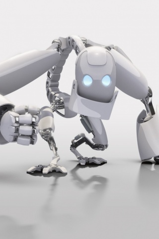 Крадущийся робот обои