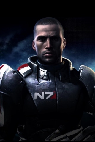 Шепард из Mass Effect обои