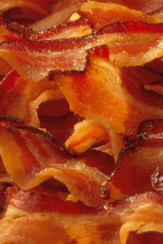 Вкусный жаренный бекончик обои