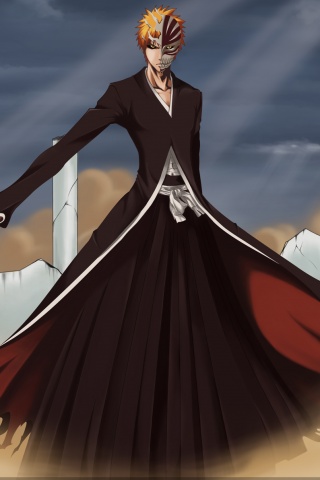 Хичиго в руинах обои