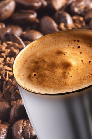 Кружка заварного кофе обои