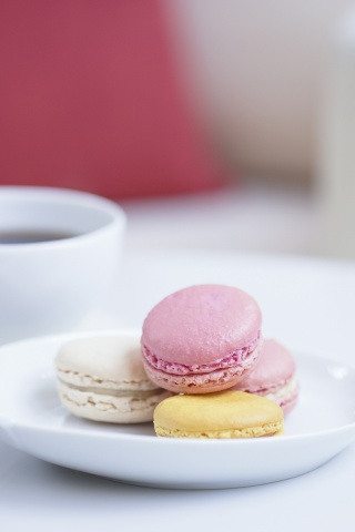 Кофе с пирожным обои