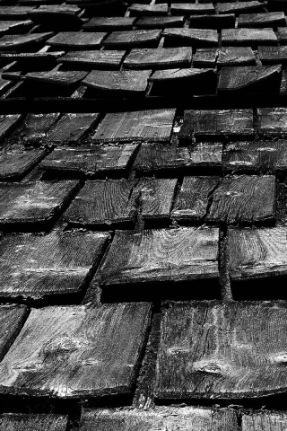 Деревянная крыша обои