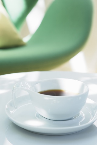 Чашка утреннего кофе обои