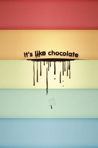 It"s not like chocolate обои