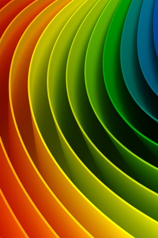 Радуга может быть такой обои