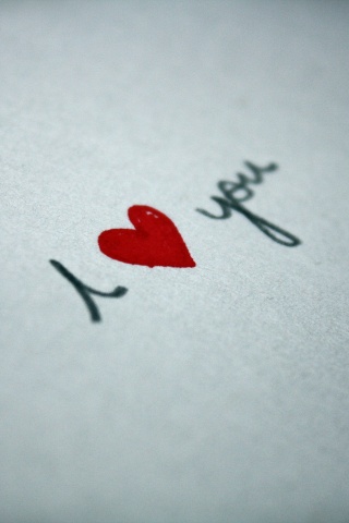 I love you обои