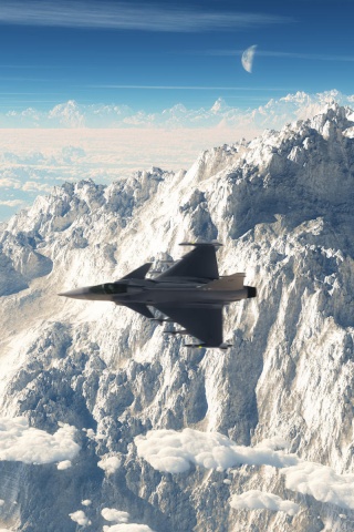 Самолёты в горах обои