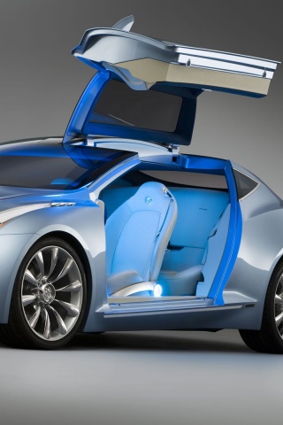 Buick Riviera с распахнутой дверцей обои