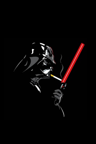 Дарт Вейдер прикуривает от меча обои