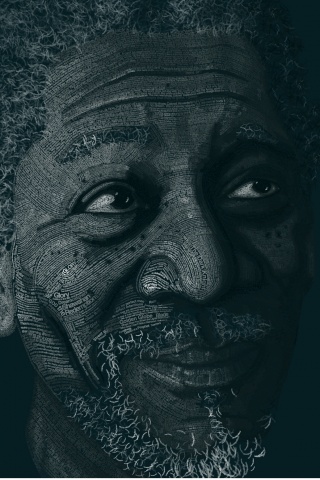 Морган Фриман — текстовый портрет обои