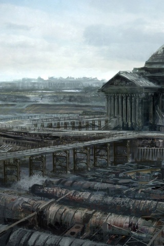 Водоочиститель в мемориале Джеферсона из Fallout 3 обои