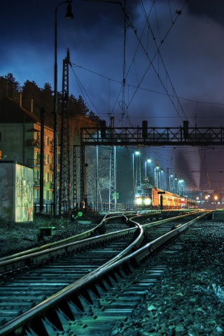 Железнодорожная станция обои