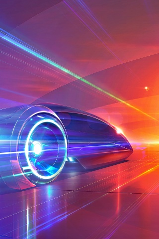 В закат обои