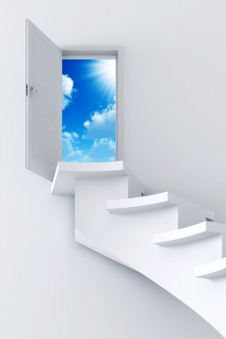 Лестница в небо обои