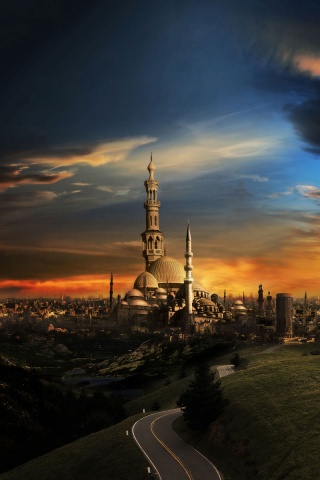 Город минаретов обои