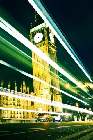 Лондон на скорости обои