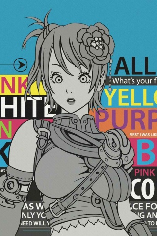 Раскрась её обои