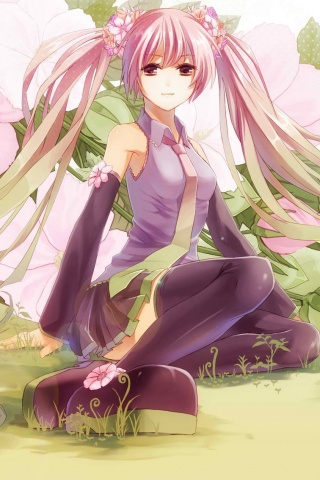 Девушка с красивыми волосами обои