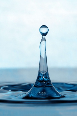 Падение капли обои