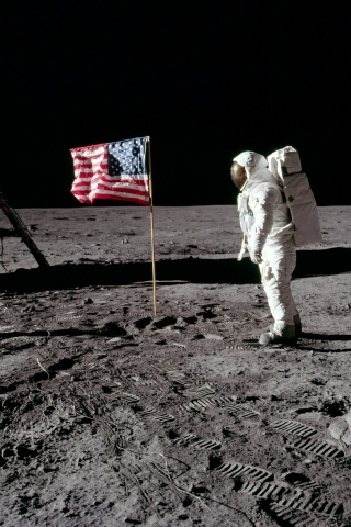 Высадка американцев на Луну обои