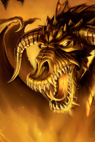 Рыцарь против дракона обои