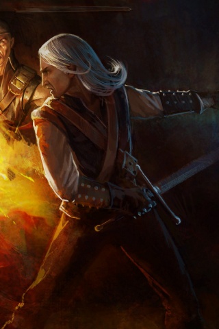 Геральт и Беренгар против Азара обои