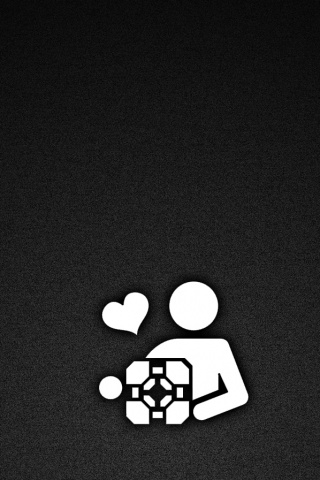 Ты и твой companion cube обои