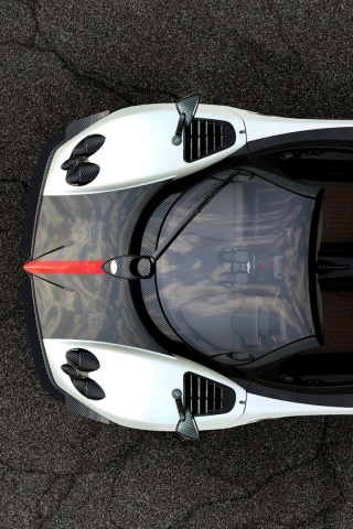 Пагани Зонда вид сверху обои