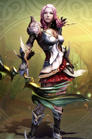 Лучница из Aion обои
