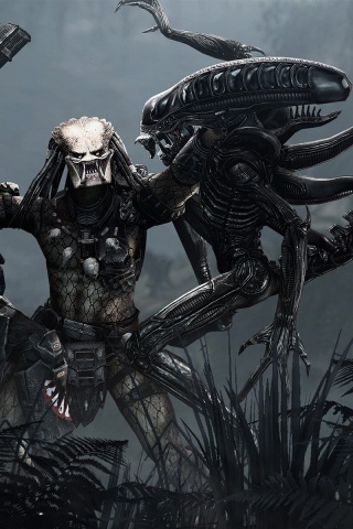 Чужой против Хищника обои