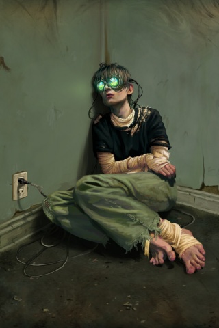 Потерянный в виртуальном мире обои