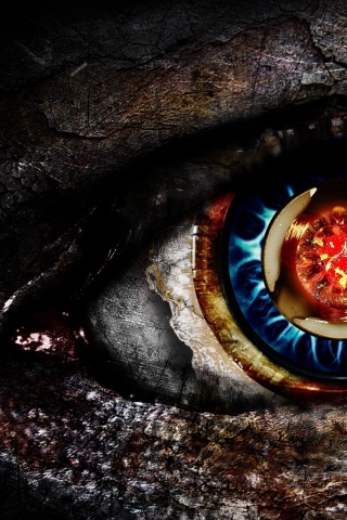 Каменный глаз обои