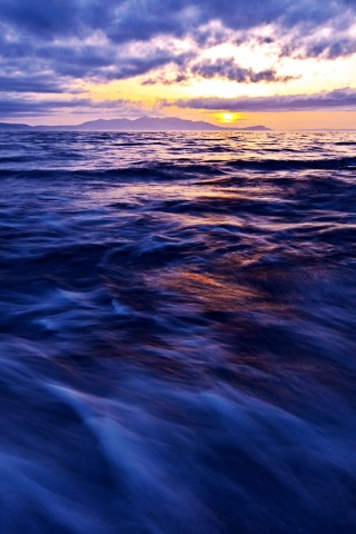 Красивый горизонт на море обои