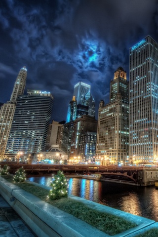 Потрясающий городской вид обои