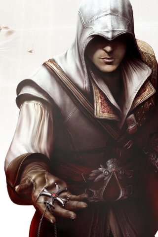 Ассасин с крестом обои