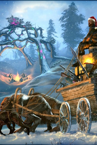 Новогодний Сталкер обои