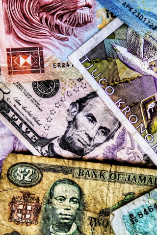 Купюры из разных стран обои