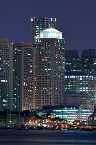 Панорама города обои