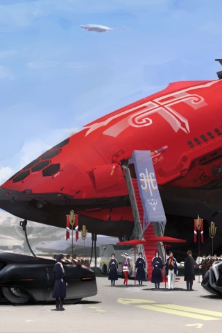 Встреча инопланетных гостей обои