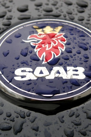 Логотип Saab обои