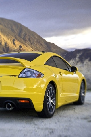 Mitsubishi в горах обои