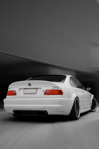 Белый БМВ обои