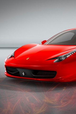 Огненный феррари обои