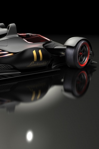 Болид Lamborghini обои