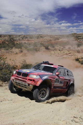Раллийный BMW X3 обои