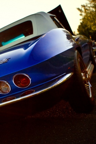 Ретро Chevrolet Corvette обои